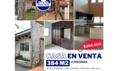 Hermosa vivienda con dos piscinas