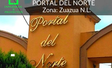 Portal del Norte 3er sector Zuazua N.L. terreno en venta