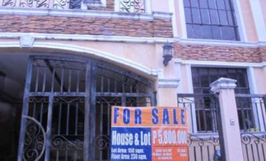 3 BR House and Lot for sale in Pasig at 5.8M PH533