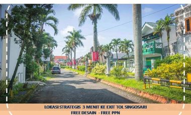 Rumah Cluster Strategis 3 m dr Exit Tol Singosari