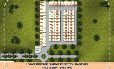 Rumah Cluster Strategis 3 m dr Exit Tol Singosari