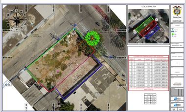 Venta de lote sobre calle 30 en santa marta