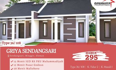 rumah minggir sleman harga murah desain minimalis