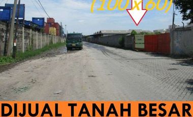 Tanah Pergudangan Greges Margomulyo Tandes 100x60 6Jt-an