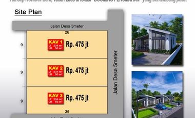 RUMAH MODERN DI MANISRENGGO HARGA 400JUTAAN TANAH LUAS
