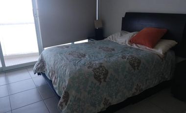 Departamento amueblado en Torre Axis en 5to. piso con preciosa vista al mar