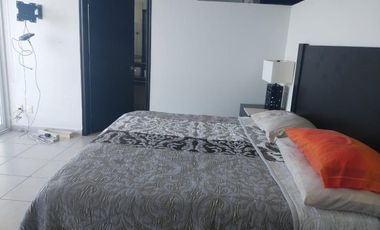 Departamento amueblado en Torre Axis en 5to. piso con preciosa vista al mar