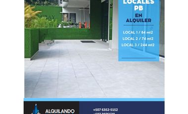 SE ALQUILAN LOCALES EN CALLE 50 >>VIA PRINCIPAL<<