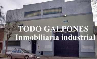 Galpón 650m2 A Estrenar S/lote 17,32x36; Zonif: E3 - Pompeya