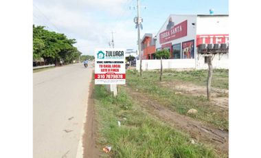 En Venta Lote comercial en Mompox , carretera a Guamal