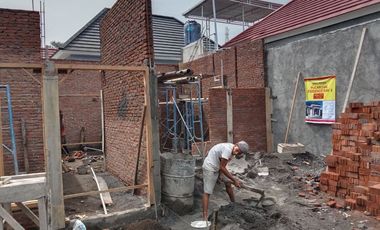 SEDANG PROSES BANGUN RUMAH BESAR HARGA MURAH DI NGEMPLAK