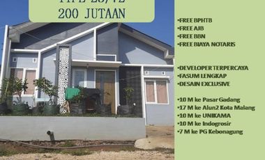 Rumah Dijual di Malang Tipe 25/72 View Katu Dekat Kampus