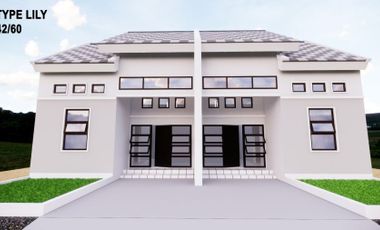Rumah Cluster Subsidi Tangerang 2 Kamar Double Dinding DP Cicil Angsuran 1 Juta.an Flat