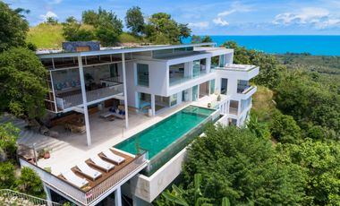 Stunning 3 Bedroom + Studio Sea View Villa in Peaceful South Samui