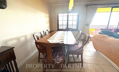 Se arrienda hasta Diciembre  departamento tres dormitorios Condominio la Puntilla.