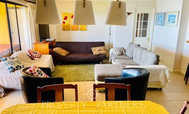 Se arrienda hasta Diciembre  departamento tres dormitorios Condominio la Puntilla.
