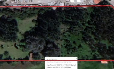 VENTA TERRENO INDUSTRIAL 1.8 HECT. VALLE DE LOS CHILLOS