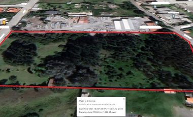 VENTA TERRENO INDUSTRIAL 1.8 HECT. VALLE DE LOS CHILLOS