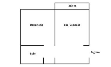 Departamento céntrico en venta un dormitorio en Junin