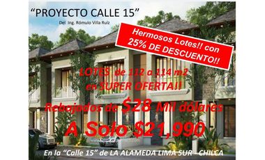 Se Vende  Lotes De Terreno En Chilca