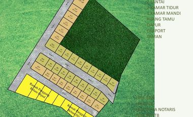 2 Lantai Rumah 5 Menit ke UNIKAMA Bisa KPR 2KT Tipe 34/60