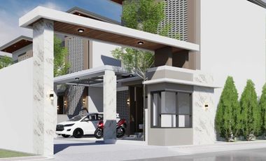 RUMAH DESAIN INDUSTRIAL TERMURAH DILENGKAPI KOLAM RENANG DI BARAT TUGU YOGYAKARTA