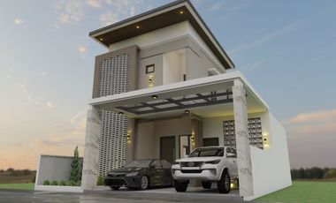 RUMAH DESAIN INDUSTRIAL TERMURAH DILENGKAPI KOLAM RENANG DI BARAT TUGU YOGYAKARTA