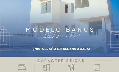 Venta de Casa Modelo Banus, con 2 habitaciones en Carretera Coatza-Barrillas, Col. Laguna Real, Coatzacoalcos, Ver.