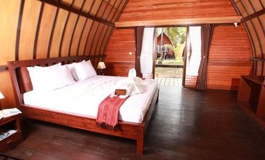 Resort Cantik Hanya 100 meter dari pantai Gili Air Lombok