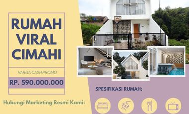 Rumah 2 Lantai LUAS MURAH 500 Jutaan STRATEGIS Dekat Kampus UPI