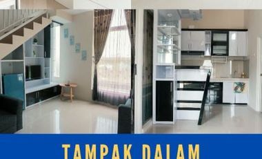 Rumah villa lengkap dengan rooftop view pegunungan