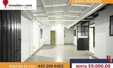 OFICINA EN RENTA EN EL CENTRO HISTORICO, MORELIA