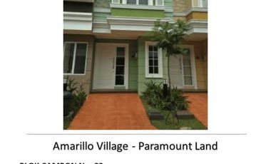 Cluster Amarillo Village Ready Stock Desain Bagus @Paramount Land di Tangerang