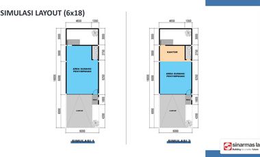 Gudang Taman Tekno X Uk. 12x32 Modern Dan Luas di BSD City