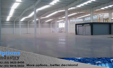 Opportunity of Industrial Warehouse for Rent in Tepotzotlán