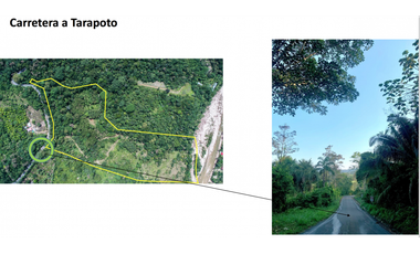 TERRENO CON SALIDA AL RIO CUMBAZA Y CARRETERA