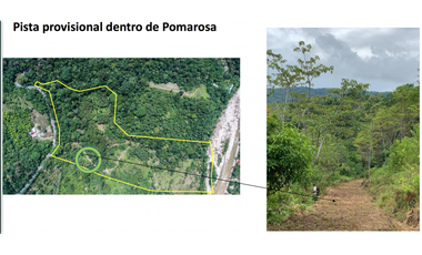 TERRENO CON SALIDA AL RIO CUMBAZA Y CARRETERA