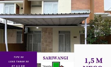 RUMAH SECOND dengan KUALITAS Premium Dan Sudah Renov Langsung Huni di Sariwangi Village Bandung Utara