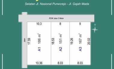 Miliki Sertipikat SHM: Dekat Alun-alun Kutoarjo, 500 Rb-an/Meter