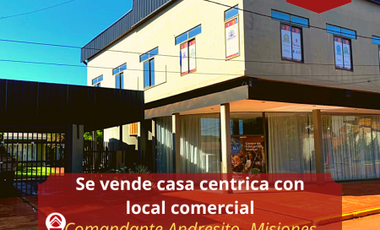 Se vende casa cÃ©ntrica con local comercial