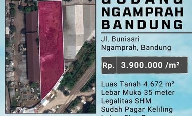 KAVLING STRATEGIS PERGUDANGAN NGAMPRAH BANDUNG BARAT