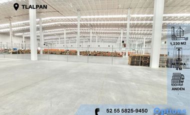 Immediate rent of industrial warehouse in Tlalpan