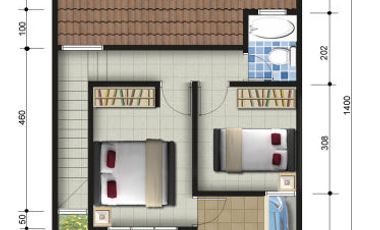 rumah 2 lantai tanpa dp lokasi strategis di cibinong bogor