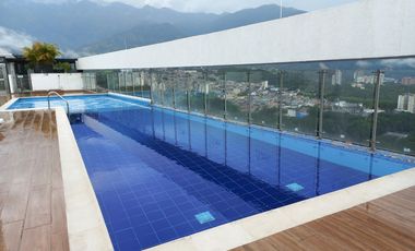 apartamento en arriendo en edificio infinity piso 17. Cod A13876