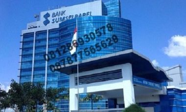 Sewa Ruang Kantor di Gedung Bank Sumsel Babel, Jakabaring - Palembang. Hub: Djoni - 0812 8693----