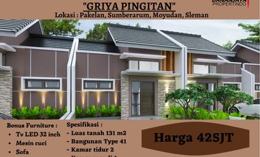 Rumah KPR minimalis semi furnish hanya 425jt