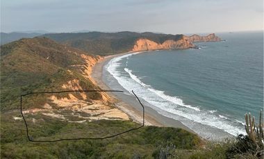 Paraiso marino Terreno de 2.21 hectáreas al pie del mar, en Puerto Lopez, Manta
