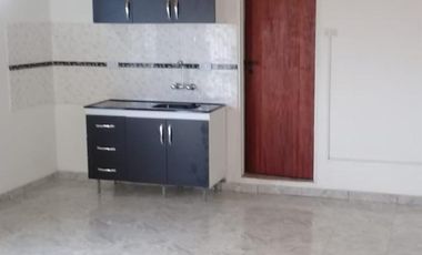 Departamento de dos dormitorios, baño, cocina comedor, con cochera a estenar