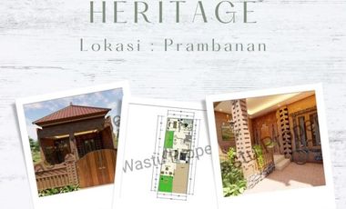 RUMAH ETNIK MODERN DIJUAL, DEKAT CANDI PRAMBANAN HARGA MURAH