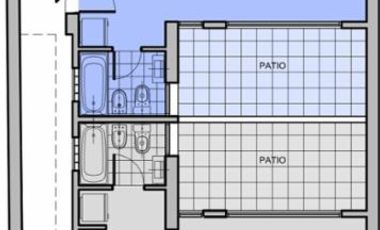 A ESTRENAR - GRAN PH Monoambiente con Gran Patio - Excelente